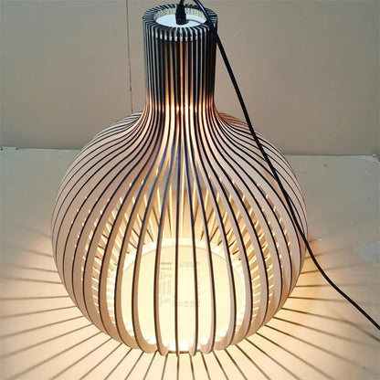 Zenthra Houten Hanglamp - Stijlvolle Hanglamp voor Eettafel, Woonkamer en Slaapkamer
