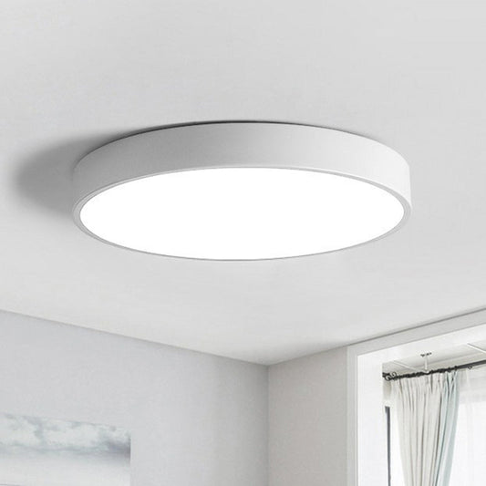Zenthra LED Plafondlamp - Elegante Flush Mount in Nordic Stijl - Ronde Design voor Slaapkamer en Kinderkamer
