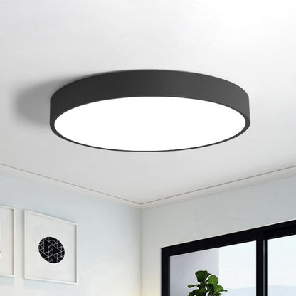 Zenthra LED Plafondlamp - Elegante Flush Mount in Nordic Stijl - Ronde Design voor Slaapkamer en Kinderkamer