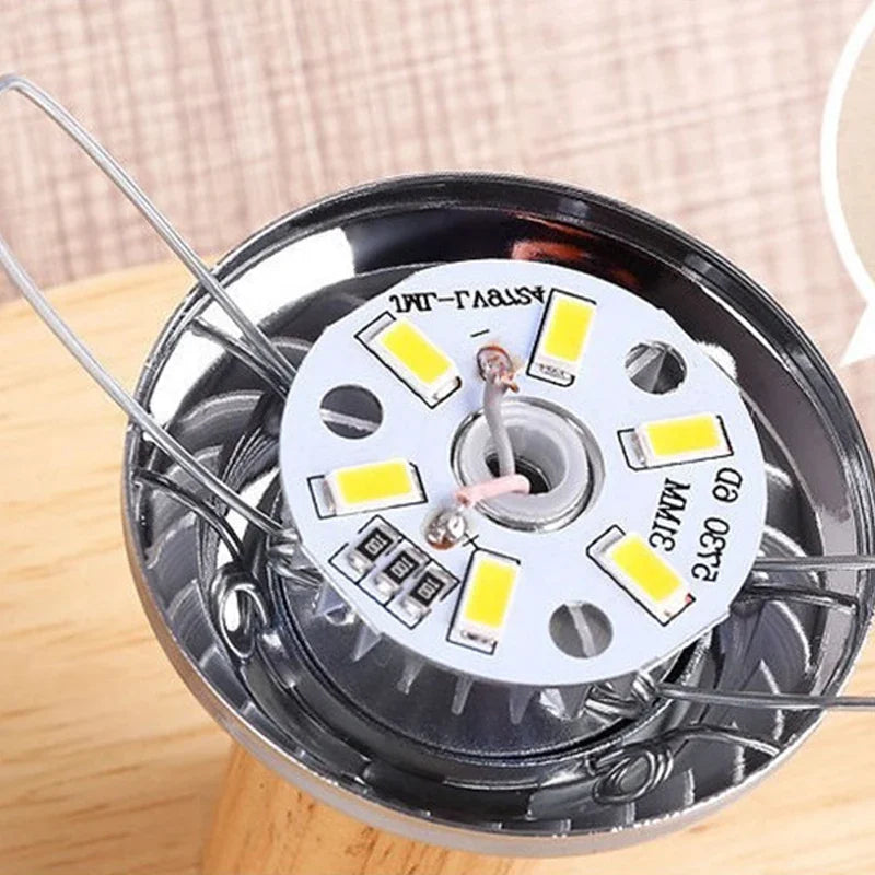 Zenthra LED Tafel Lamp - Dimbare USB Nachtlamp met Stoffen Lampenkap in Eenvoudige Chinese Stijl voor Slaapkamer