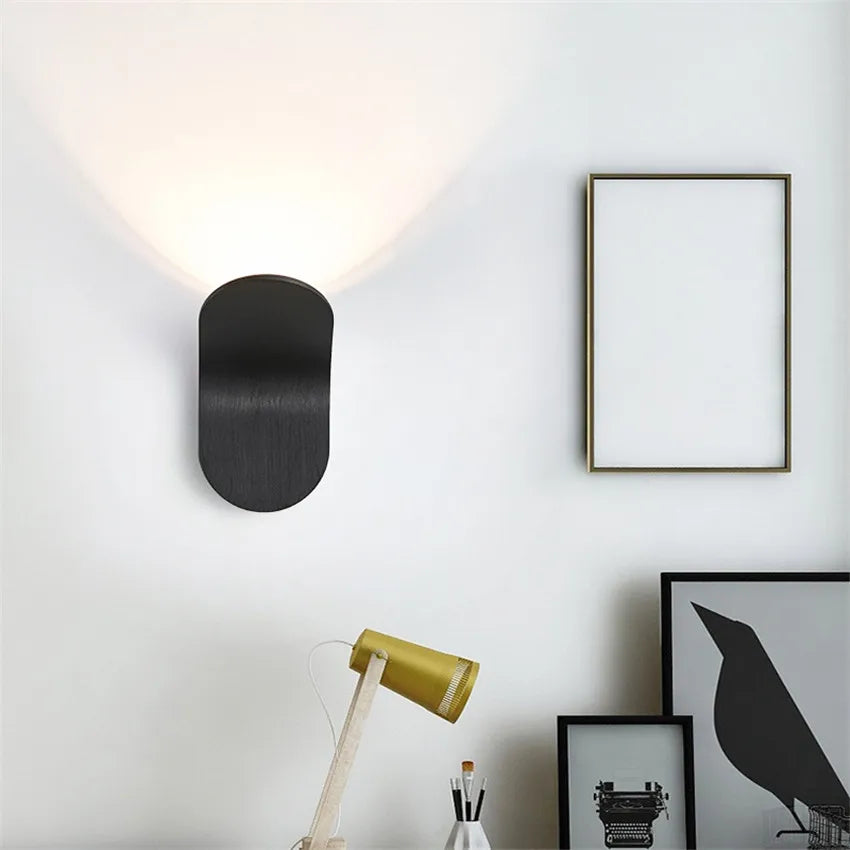 Zenthra LED Wandlamp Aluminium - Moderne Muurlamp voor Binnen Verlichting in Woonkamer en Trap