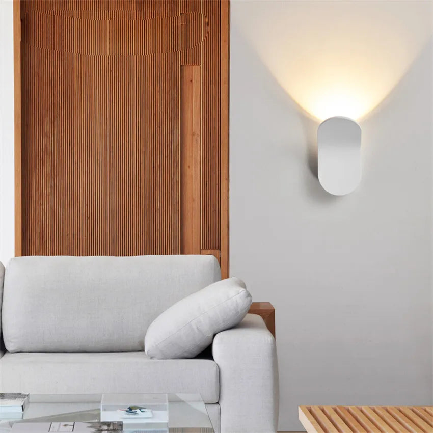 Zenthra LED Wandlamp Aluminium - Moderne Muurlamp voor Binnen Verlichting in Woonkamer en Trap