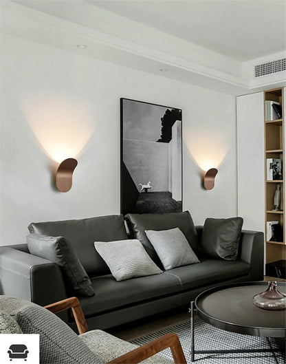 Zenthra LED Wandlamp Aluminium - Moderne Muurlamp voor Binnen Verlichting in Woonkamer en Trap