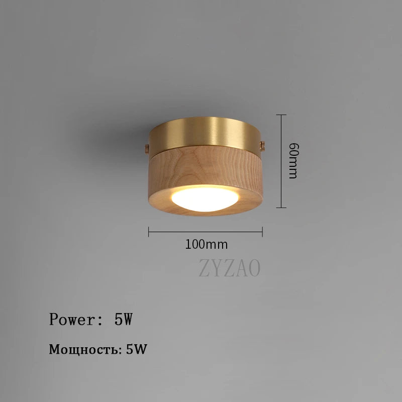 Zenthra Led Plafondlamp - Verlicht uw Gang met Stijl en Warmte