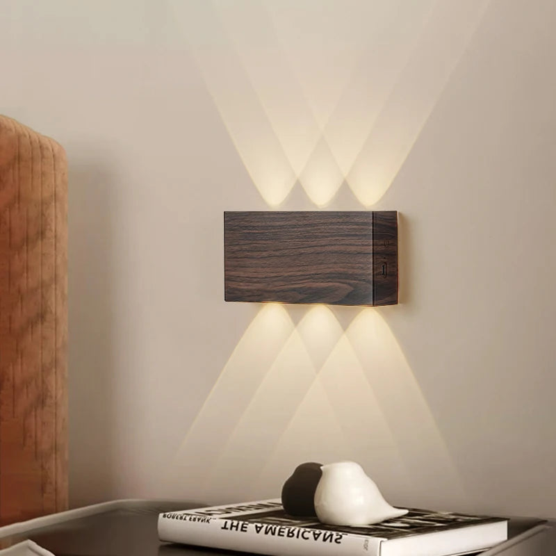 Zenthra Minimalistische LED Wandlamp Op Batterijen - Modern en Draadloos