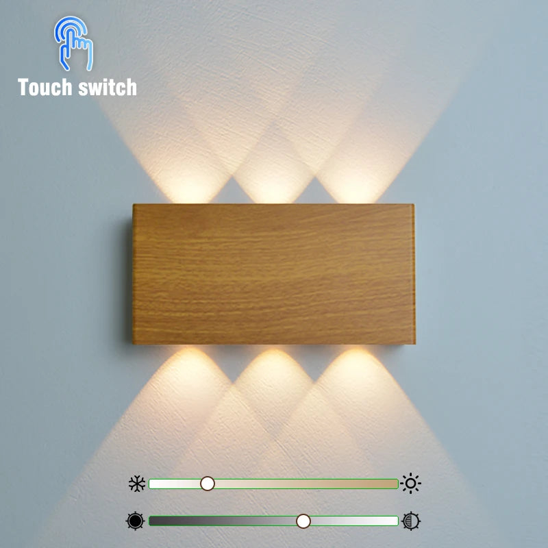 Zenthra Minimalistische LED Wandlamp Op Batterijen - Modern en Draadloos