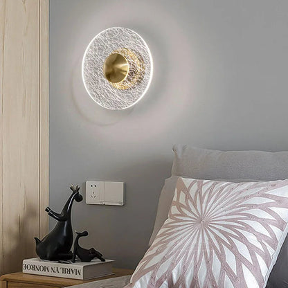 Zenthra Minimalistische Wandlamp Binnen | Energiezuinige Zonne Energie LED Wandlamp voor Slaapkamer, Woonkamer & Badkamer