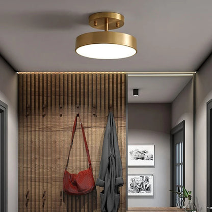 Zenthra Moderne LED Plafondlamp - Stijlvolle Verlichting in Zwart en Goud