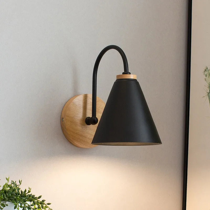 Zenthra Moderne Minimalistische Zonne Energie Wandlamp Zwart en Wit - Scandinavische Wandlampen Binnen voor Slaapkamer 2
