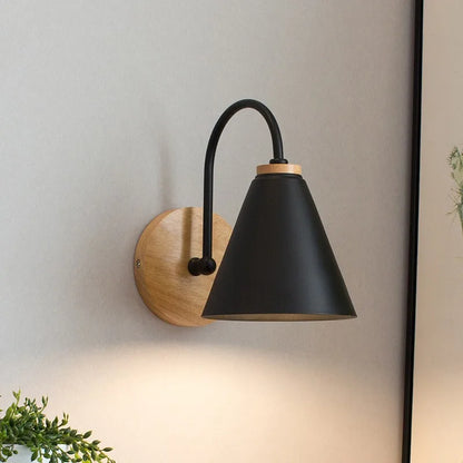 Zenthra Moderne Minimalistische Zonne Energie Wandlamp Zwart en Wit - Scandinavische Wandlampen Binnen voor Slaapkamer 2