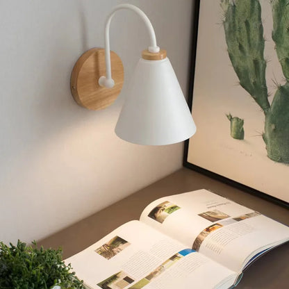 Zenthra Moderne Minimalistische Zonne Energie Wandlamp Zwart en Wit - Scandinavische Wandlampen Binnen voor Slaapkamer 4