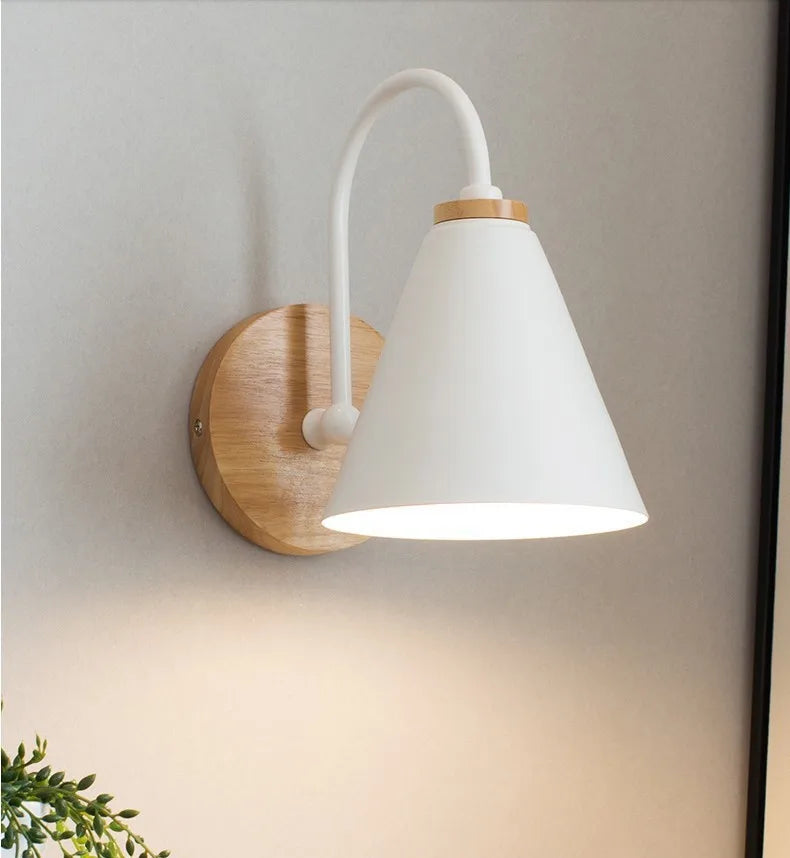 Zenthra Moderne Minimalistische Zonne Energie Wandlamp Zwart en Wit - Scandinavische Wandlampen Binnen voor Slaapkamer 7