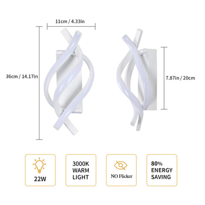 Zenthra Moderne Wandlamp - Creëer een Sfeervolle Ambiance met 22W LED