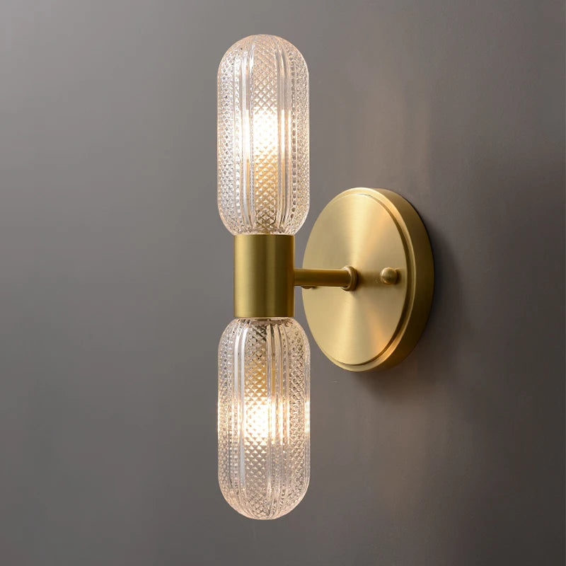 Zenthra Moderne Wandlamp Goud - Stijlvolle Verlichting voor Binnen
