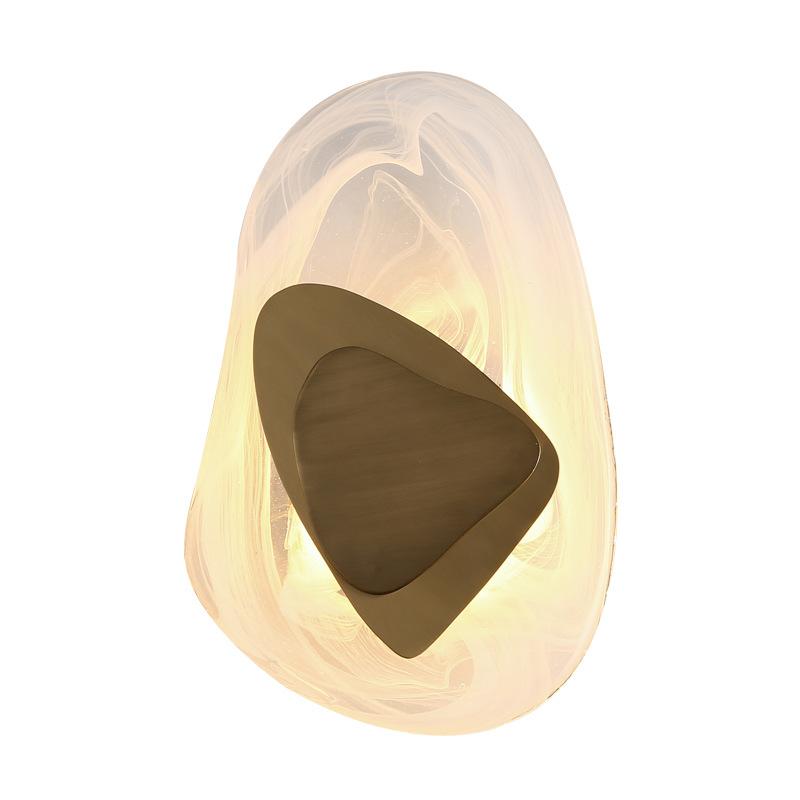 Zenthra Moderne Wandlamp met Kristallen - Luxe Scandinavisch Design voor Binnen met Zonne Energie
