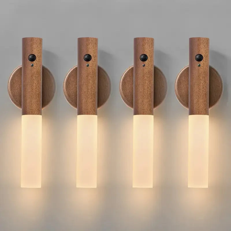 Zenthra Nachtlampje met Bewegingssensor - Oplaadbare Magnetische Wandlamp voor Slaapkamer, Hal, en Badkamer 0
