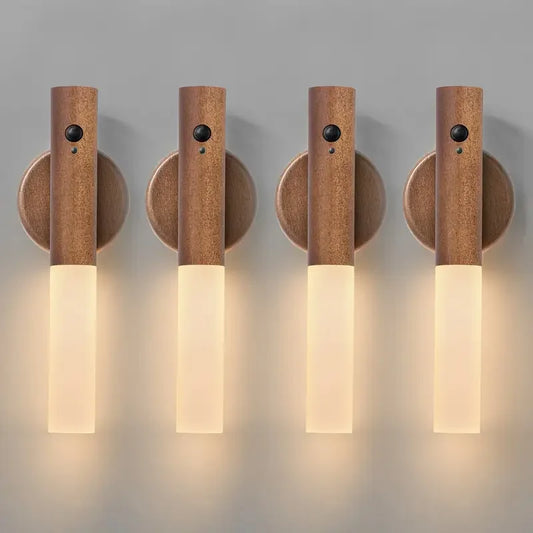 Zenthra Nachtlampje met Bewegingssensor - Oplaadbare Magnetische Wandlamp voor Slaapkamer, Hal, en Badkamer 0