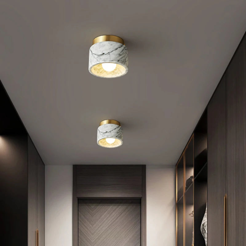Zenthra Nordic Marmeren Plafondlamp - Stijlvolle Verlichting voor Elke Ruimte