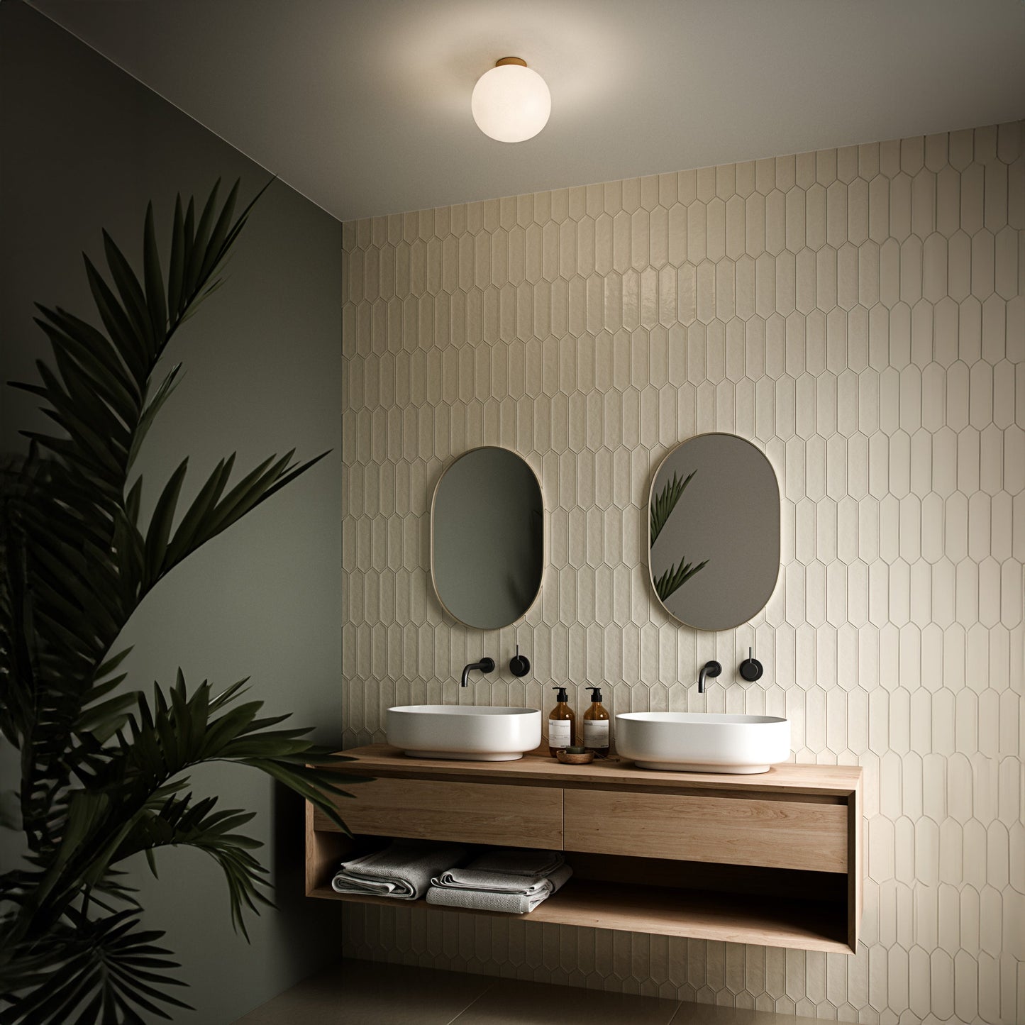 Zenthra Plafondlamp Zwart - Elegante Plafonniere voor Slaapkamer en Modern Interieur