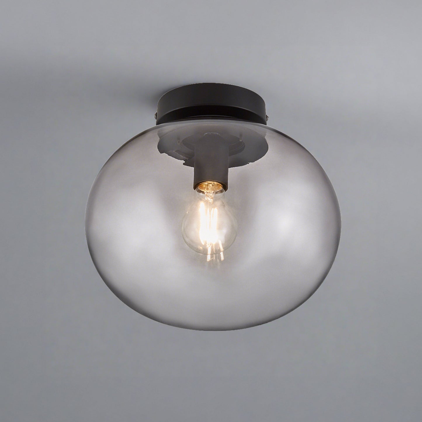 Zenthra Plafondlamp Zwart - Elegante Plafonniere voor Slaapkamer en Modern Interieur