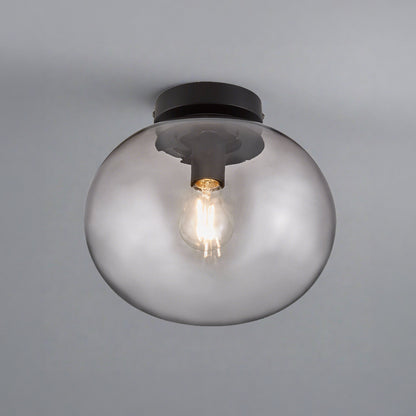 Zenthra Plafondlamp Zwart - Elegante Plafonniere voor Slaapkamer en Modern Interieur
