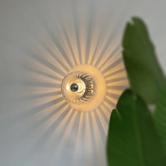 Zenthra Retro Glazen Wandlamp - Stijlvolle Verlichting voor Binnenruimtes