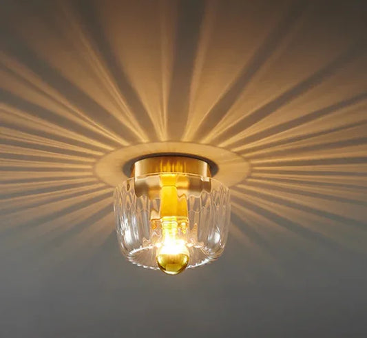 Zenthra Retro Glazen Wandlamp - Stijlvolle Verlichting voor Binnenruimtes