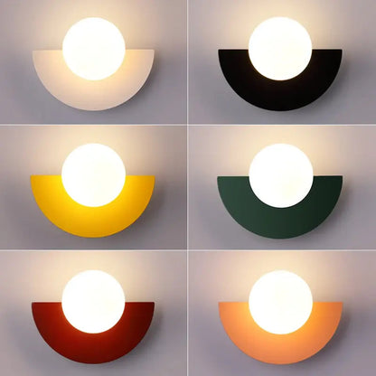 Zenthra Retro Wandlamp - Handgemaakte Glaskogel voor Sfeervolle Verlichting