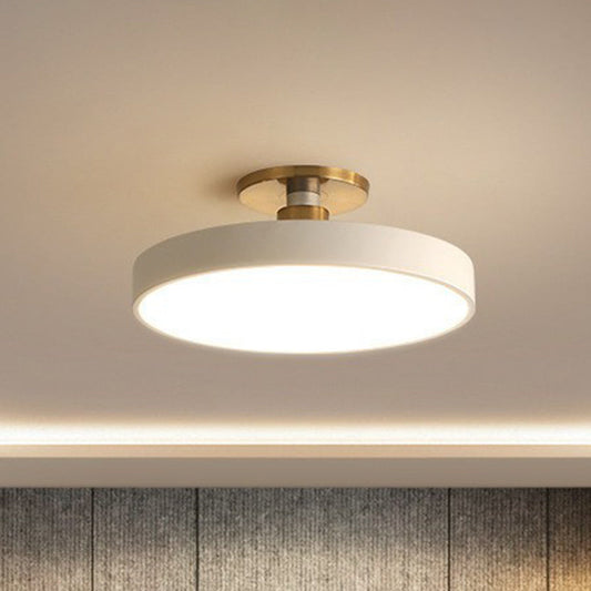 Zenthra Ronde Plafondlamp Zwart - LED Plafondlamp in Nordic Stijl voor Slaapkamer