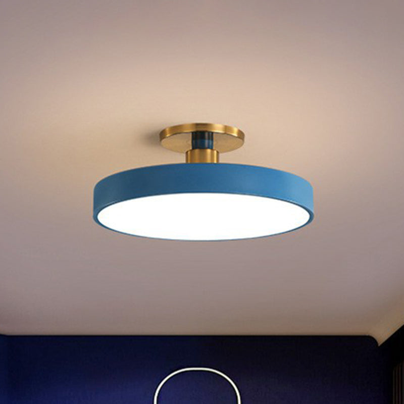 Zenthra Ronde Plafondlamp Zwart - LED Plafondlamp in Nordic Stijl voor Slaapkamer