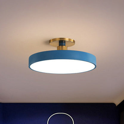 Zenthra Ronde Plafondlamp Zwart - LED Plafondlamp in Nordic Stijl voor Slaapkamer