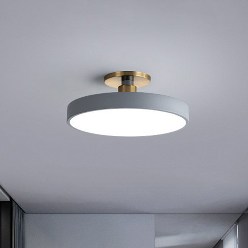 Zenthra Ronde Plafondlamp Zwart - LED Plafondlamp in Nordic Stijl voor Slaapkamer