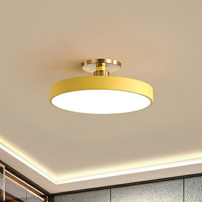 Zenthra Ronde Plafondlamp Zwart - LED Plafondlamp in Nordic Stijl voor Slaapkamer