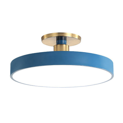 Zenthra Ronde Plafondlamp Zwart - LED Plafondlamp in Nordic Stijl voor Slaapkamer
