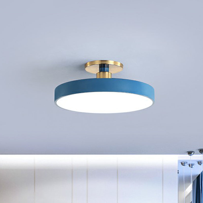 Zenthra Ronde Plafondlamp Zwart - LED Plafondlamp in Nordic Stijl voor Slaapkamer