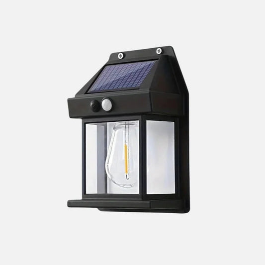 Zenthra Solar Wandlamp Buiten Zwart - Waterdicht met Bewegingssensor voor Slimme Verlichting 0