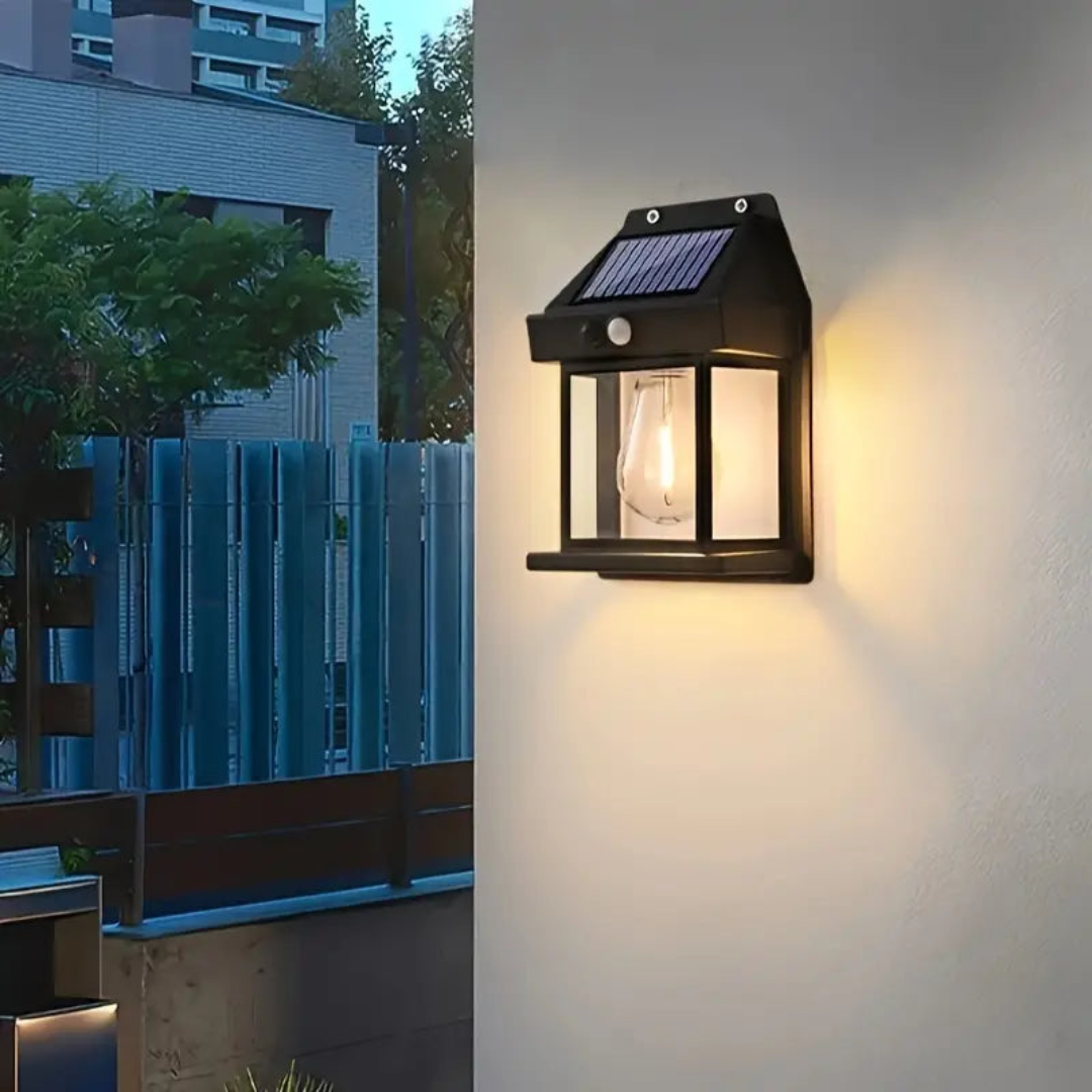 Zenthra Solar Wandlamp Buiten Zwart - Waterdicht met Bewegingssensor voor Slimme Verlichting 3