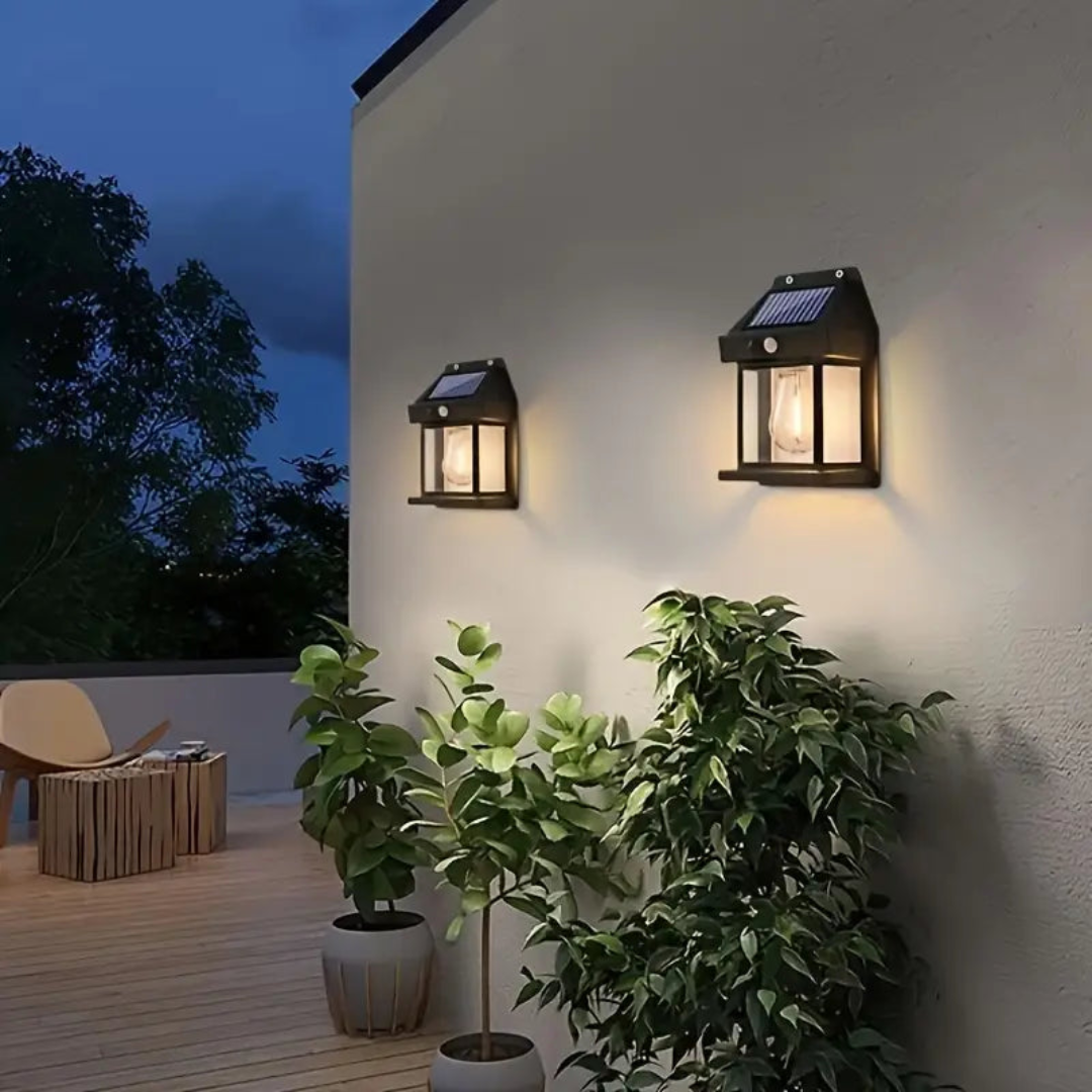 Zenthra Solar Wandlamp Buiten Zwart - Waterdicht met Bewegingssensor voor Slimme Verlichting 5