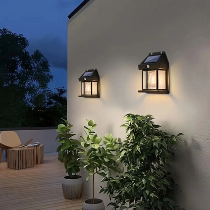 Zenthra Solar Wandlamp Buiten Zwart - Waterdicht met Bewegingssensor voor Slimme Verlichting 5