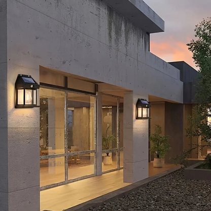 Zenthra Solar Wandlamp Buiten Zwart - Waterdicht met Bewegingssensor voor Slimme Verlichting 6