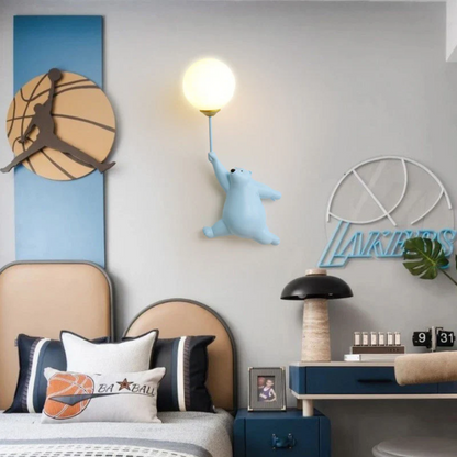Zenthra TeddyGlow Wandlamp - Schattige LED Beer voor een Warme Sfeer
