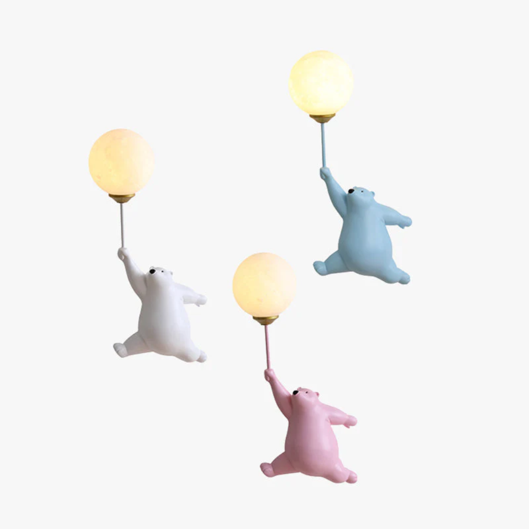 Zenthra TeddyGlow Wandlamp - Schattige LED Beer voor een Warme Sfeer