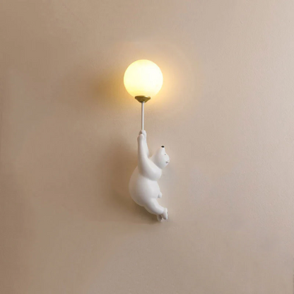 Zenthra TeddyGlow Wandlamp - Schattige LED Beer voor een Warme Sfeer