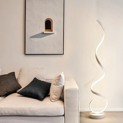 Zenthra Staande lamp Zwart - Moderne LED Staande Lamp voor Woonkamer en Slaapkamer