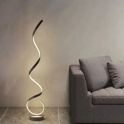 Zenthra Staande lamp Zwart - Moderne LED Staande Lamp voor Woonkamer en Slaapkamer