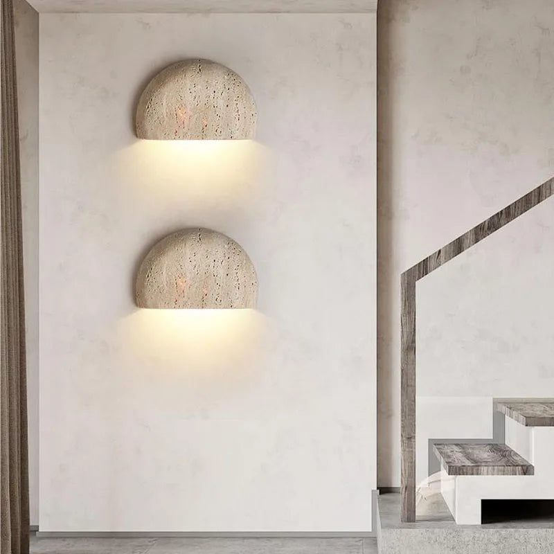 Zenthra Wabi-Sabi Wandlamp - Handgemaakt Muurlamp met Up Down Verlichting