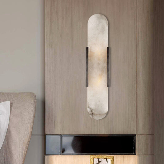 Zenthra Wandlamp Goud/Zwart Marmer - 2 Lampen Koloniaal Wandlampen Binnen voor Eetkamer
