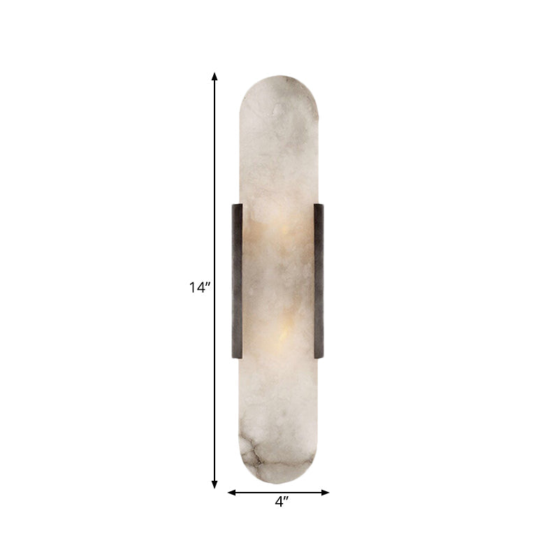 Zenthra Wandlamp Goud/Zwart Marmer - 2 Lampen Koloniaal Wandlampen Binnen voor Eetkamer