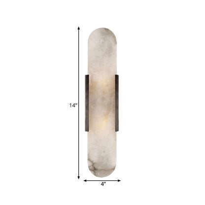 Zenthra Wandlamp Goud/Zwart Marmer - 2 Lampen Koloniaal Wandlampen Binnen voor Eetkamer