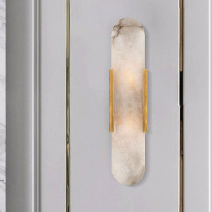 Zenthra Wandlamp Goud/Zwart Marmer - 2 Lampen Koloniaal Wandlampen Binnen voor Eetkamer
